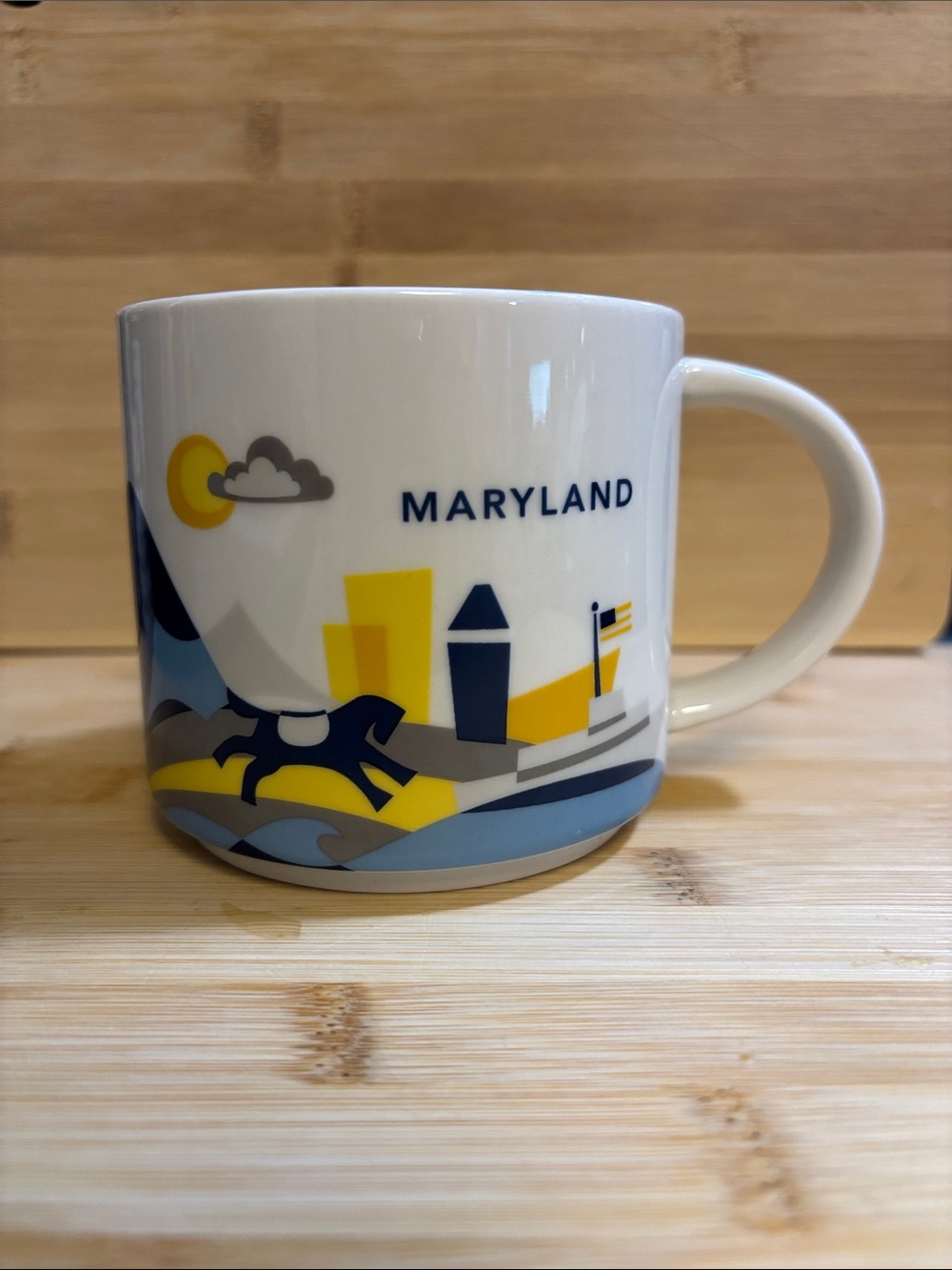 Starbucks Maryland You Are Here Collection Ceramic Coffee Mug 14oz from 2015